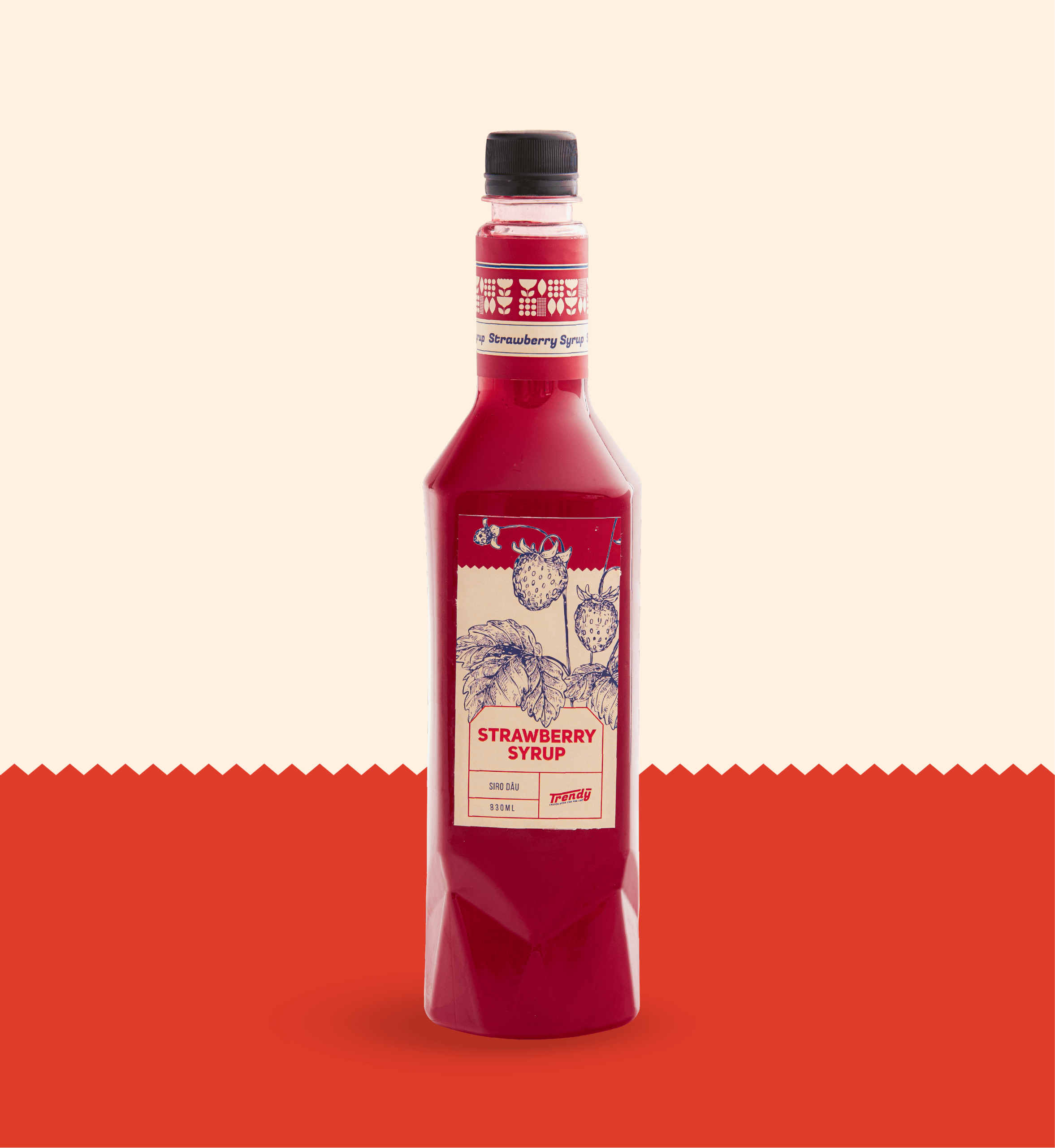 Siro Dâu Trendy 830ml