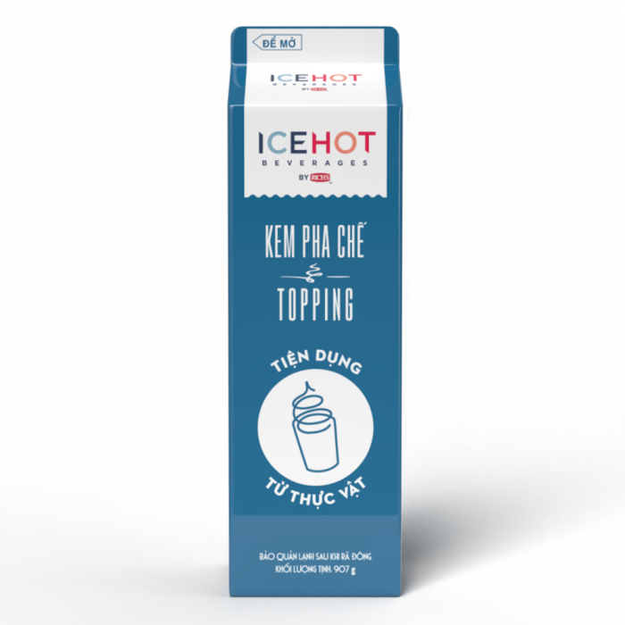 Kem Pha Chế Topping ICEHOT Hộp 907g
