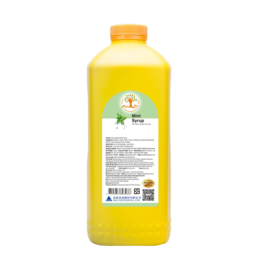 Siro Bạc Hà Maulin 2.25kg
