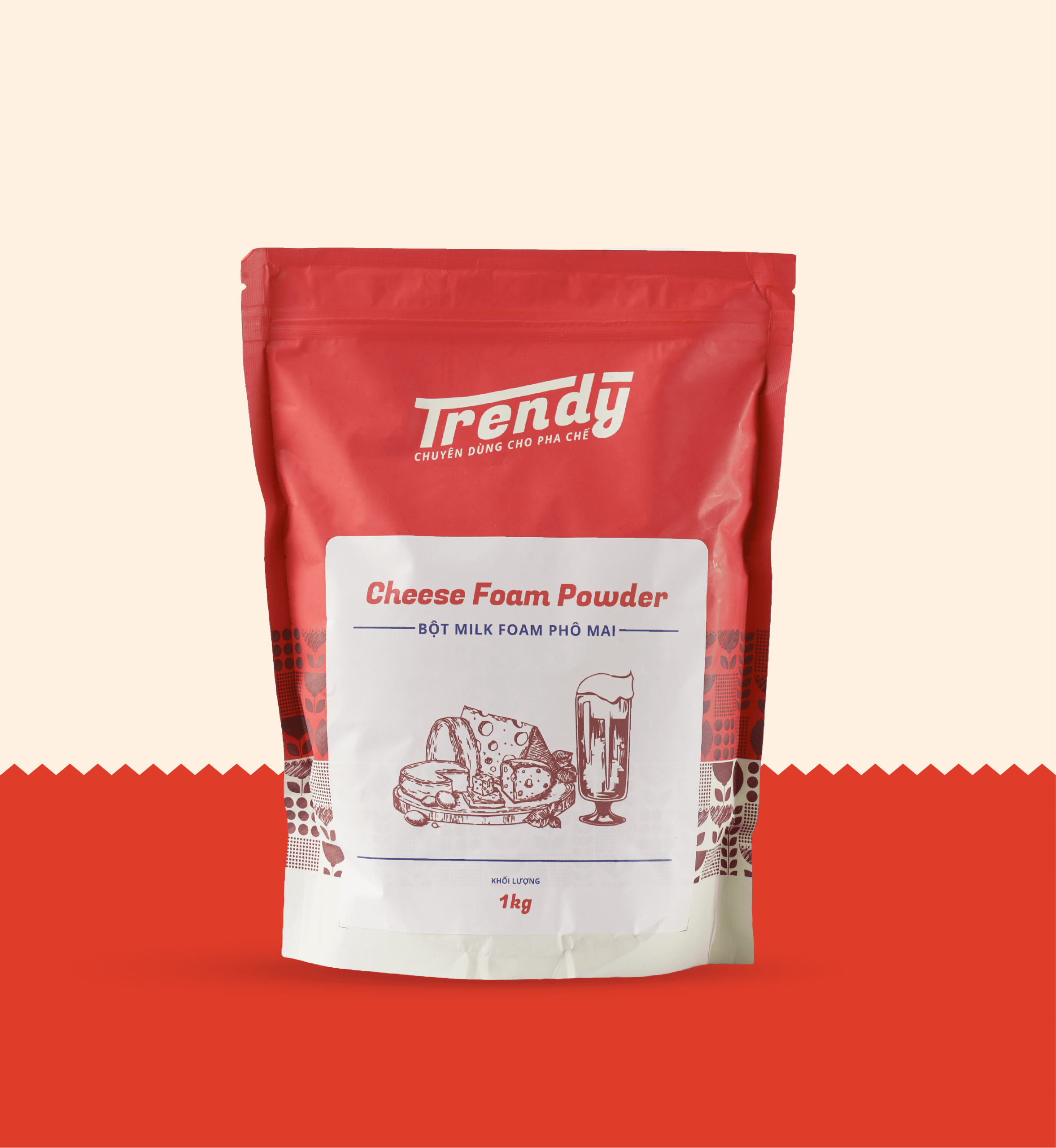 Bột Milkfoam Phô Mai Trendy (1kg)