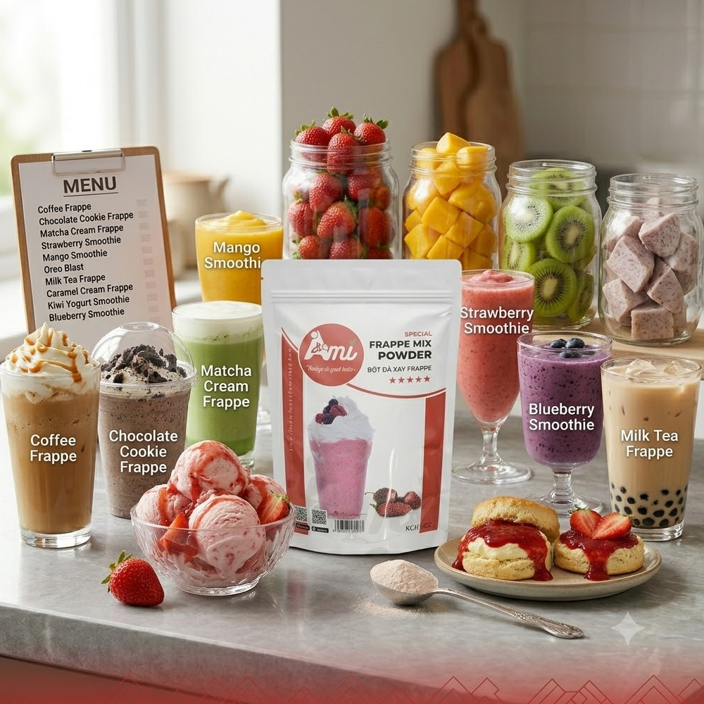 Bột Mix Frappe Ami (1kg) - Ảnh 2