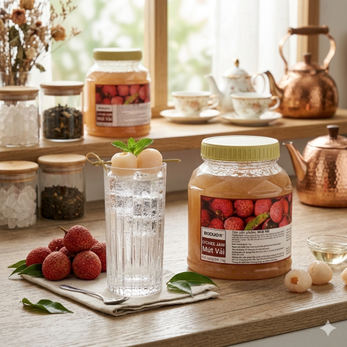 Mứt Vải Hiệu Boduo 1kg