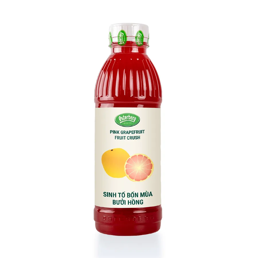 Mứt Sốt Sinh tố Osterberg Bưởi hồng (1 lít)